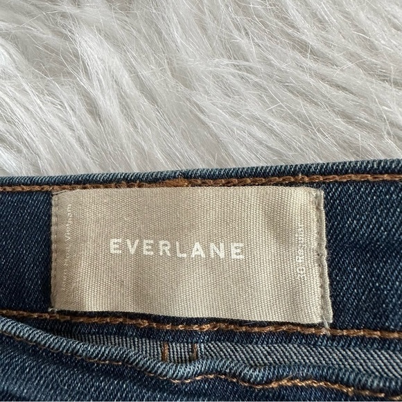 Everlane Jeans Pants Regular Medium Wash Denim Stretch Sustainable Organic Sz 30 - Picture 6 of 9